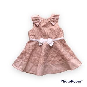 Catherine Malandrino 24 Month Dusty Pink Eyelet Special Occasion Dress